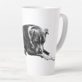 Lounge Dog Morning Mug カフェラテマグ (右アングル)