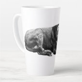 Lounge Dog Morning Mug カフェラテマグ (左アングル)