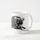 Lounge Dog Morning Mug コーヒーマグカップ (正面右)