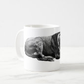 Lounge Dog Morning Mug コーヒーマグカップ (正面左)