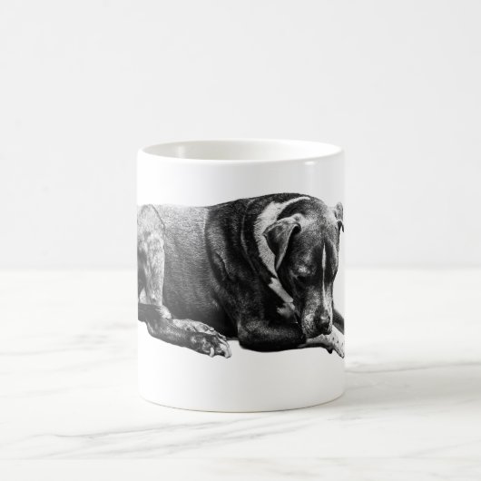 Lounge Dog Morning Mug コーヒーマグカップ (中央)