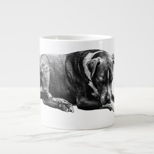 Lounge Dog Morning Mug ジャンボコーヒーマグカップ (正面)