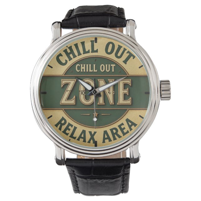 Lounge vibe Chill out zone  腕時計 (正面)