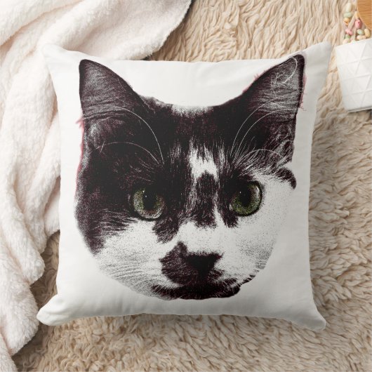 Lounge with Attitude | Ink Cat クッション (ブランケット)