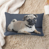 Loungingソファの子犬 ランバークッション (ブランケット)