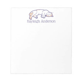 Lounging Catメモ帳 ノートパッド