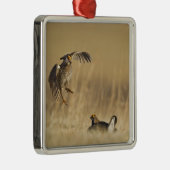 Loup郡のlekの男性のソウゲンライチョウ メタルオーナメント (右)