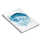 Loup Blanc Animal Vie Sauvage Jungle Nature ノートブック (右側)