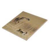 Loup Countyで少なくとも雄の草原の鶏 タイル (側面)