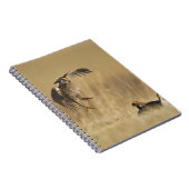 Loup Countyで少なくとも雄の草原の鶏 ノートブック (右側)