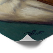 Loup-Garouブランシュネージュアートプリントスノーホワイトウルフ ポスター (角)