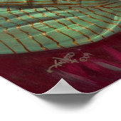 Loup-Garou:ラフォーレゴシックウルフロココアートプリント ポスター (角)