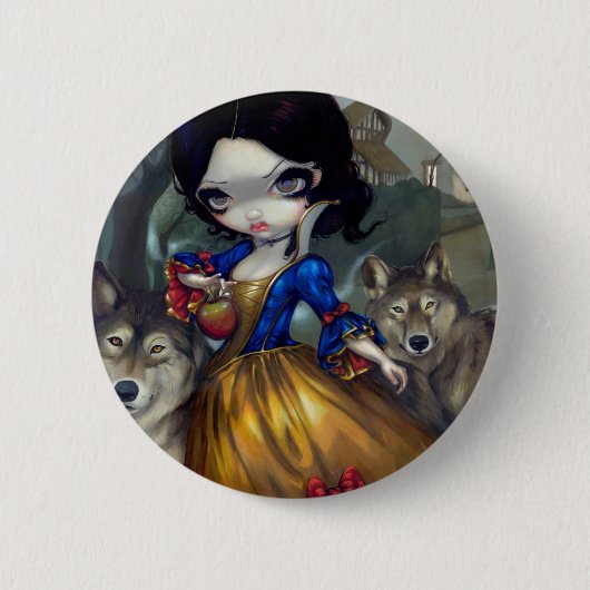 "Loup-Garou: Blanche Neige"ボタン 缶バッジ (正面)
