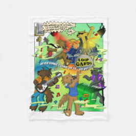 LOUP GAROU Blanket フリースブランケット