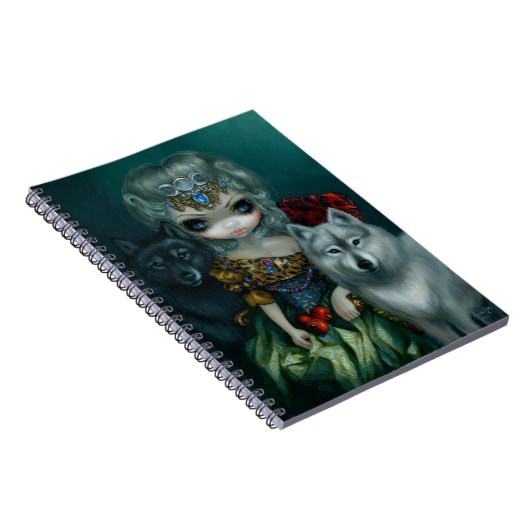 "Loup-Garou:  LaのグランデPrêtresseの"ノート ノートブック (右側)