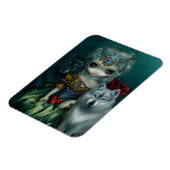 「Loup-Garou: La Grande Pretresse」フレックス・マグネット マグネット (左側)