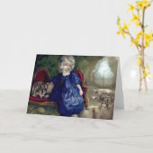 「Loup-Garou: La Tristessse」グリーティングカード カード (黄色い花)