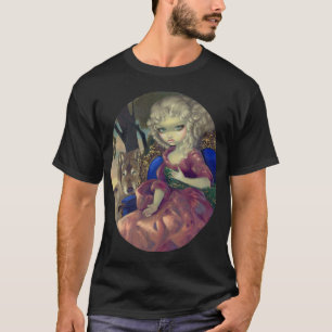 Loup-Garou: L'Aubeのワイシャツのゴシック様式ロココ様式のオオカミ Tシャツ