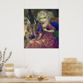 Loup-Garou: L'Aube ARTプリントゴシック体ロコオカミ ポスター (キッチン)