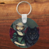 "Loup-Garou: Noir"キーチェーン キーホルダー (正面)