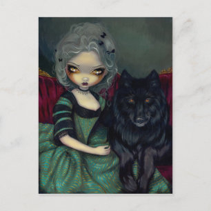 "Loup-Garou: Noir"郵便はがき ポストカード