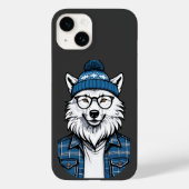 Loup Hivernal Stylisé Case-Mate iPhoneケース (裏面)