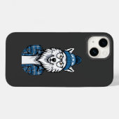 Loup Hivernal Stylisé Case-Mate iPhoneケース (裏面 (横))