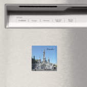 Lourdes - basilica - basilique - France マグネット (インサイチュ (食洗機))