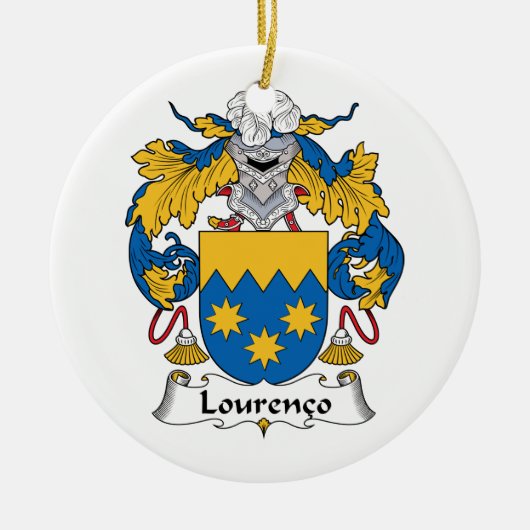 Lourencoの家紋 セラミックオーナメント (正面)