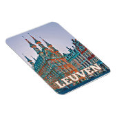 Louvain Belgique Photo Vintage マグネット (右側)