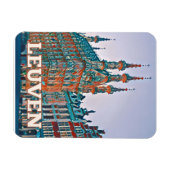 Louvain Belgique Photo Vintage マグネット (横)