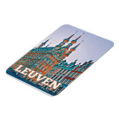 Louvain Belgique Photo Vintage マグネット (左側)