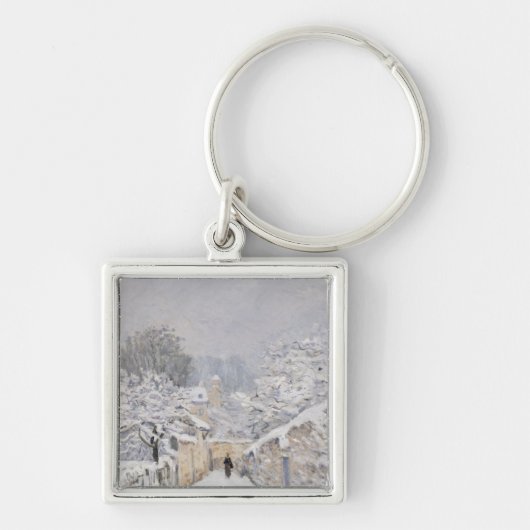 Louveciennes 1878年の雪 キーホルダー (正面)
