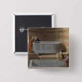 Lovと呼ばれるBasaltesの古代石棺 缶バッジ (正面&裏面)