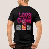 LOV3 ピエロとLOV3 グレネード トリブレンドTシャツ トライブレンドＴシャツ (裏面)