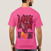 LOV3+ピエロ+LOV3+手榴弾+Tシャツ Tシャツ (裏面)