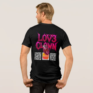 LOV3 CLOWN and LOV3 GRENADE Tri-Blend Shirt トライブレンドＴシャツ