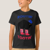 Lovable Cowboy Cat, Rootin Tootin Cat  Tシャツ (正面)