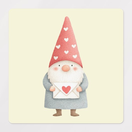 Lovable Square Stickers ラベル (デザイン2)