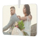 LOVEあなたのフォトカーエアフレッシュナーをアップロード カーエアーフレッシュナー (左)