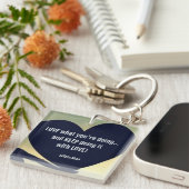 LOVEあなたは何をキーチェーンを行う – Adiela Akoo キーホルダー (正面右)