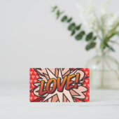 LOVEおもしろいモダンクール漫画本 名刺 (スタンド正面)