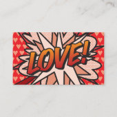 LOVEおもしろいモダンクール漫画本 名刺 (正面)