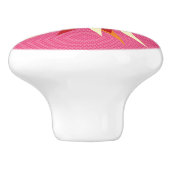 LOVEおもしろいレトロ漫画ブックアポップ・アートのート セラミックノブ (側面)