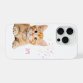 Loveかわいい猫ちゃん♡ iPhoneケース (裏面横)