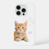 Loveかわいい猫ちゃん♡ iPhoneケース (裏面)
