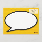 LOVEが延期された日付の変更モダン ポストカード (裏面)