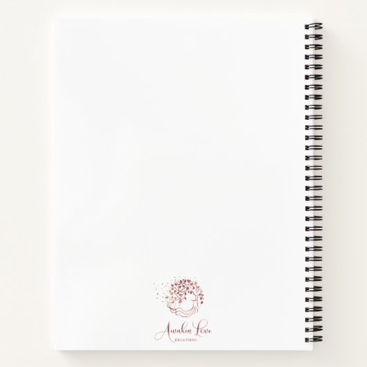 LoveがThe Answer Spiral Notebook ノートブック (裏面)