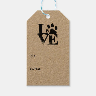 LOVEでポープリント ギフトタグ