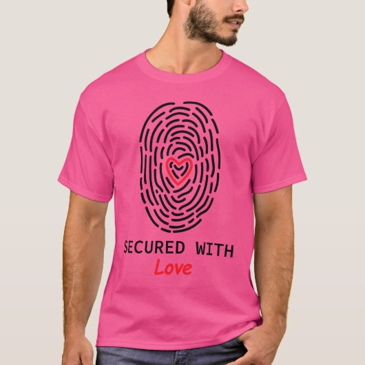Loveで保護されたレトロな可愛いギフト Tシャツ (正面)